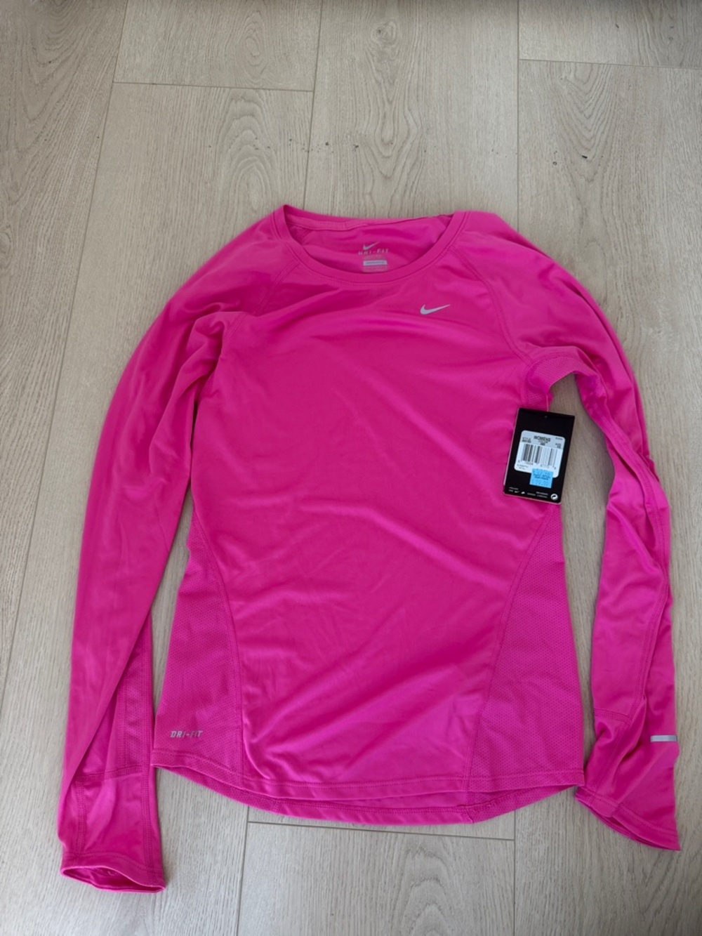 Nike Women’s Long Sleeve Running Top - Hot Pink